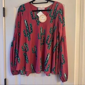 Hot Pink Cactus Top 🌵💕